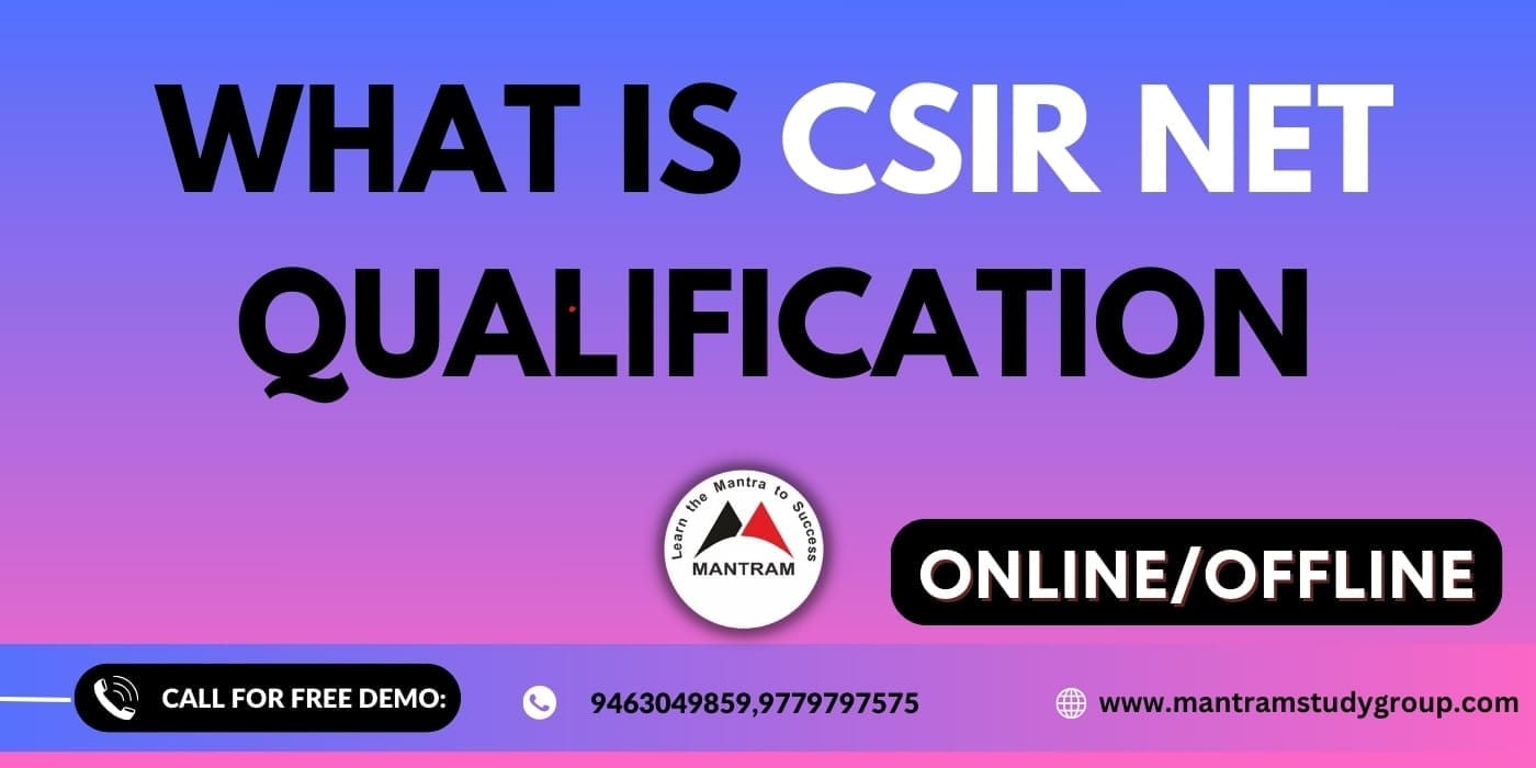 What is CSIR NET Qualification? 1 image