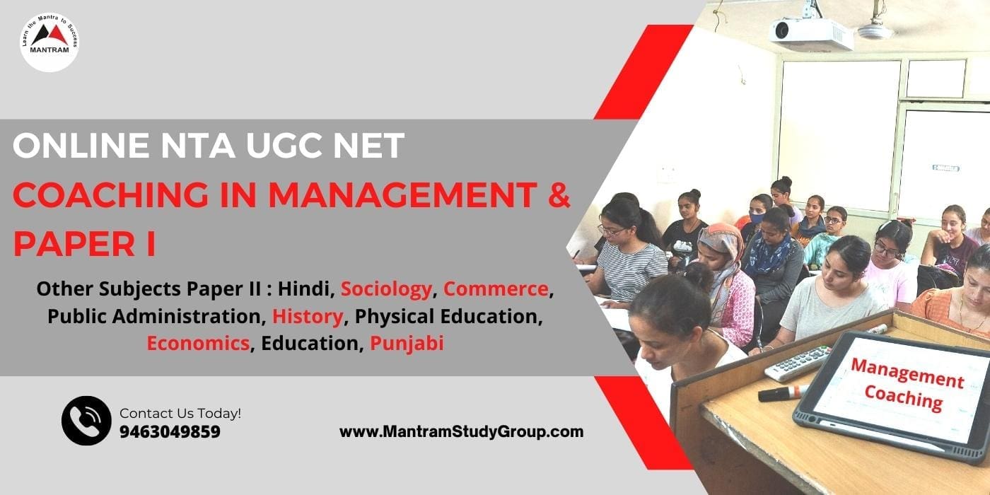 Online NTA UGC Net Coaching in Management
