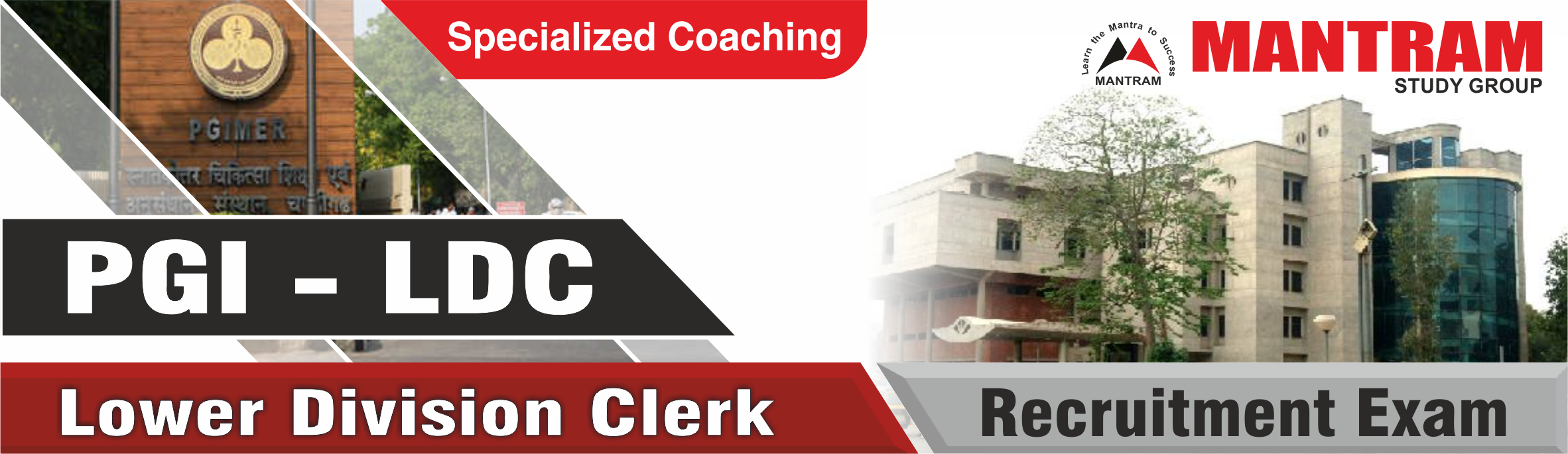PGI LDC Recruitment Coaching in Chandigarh