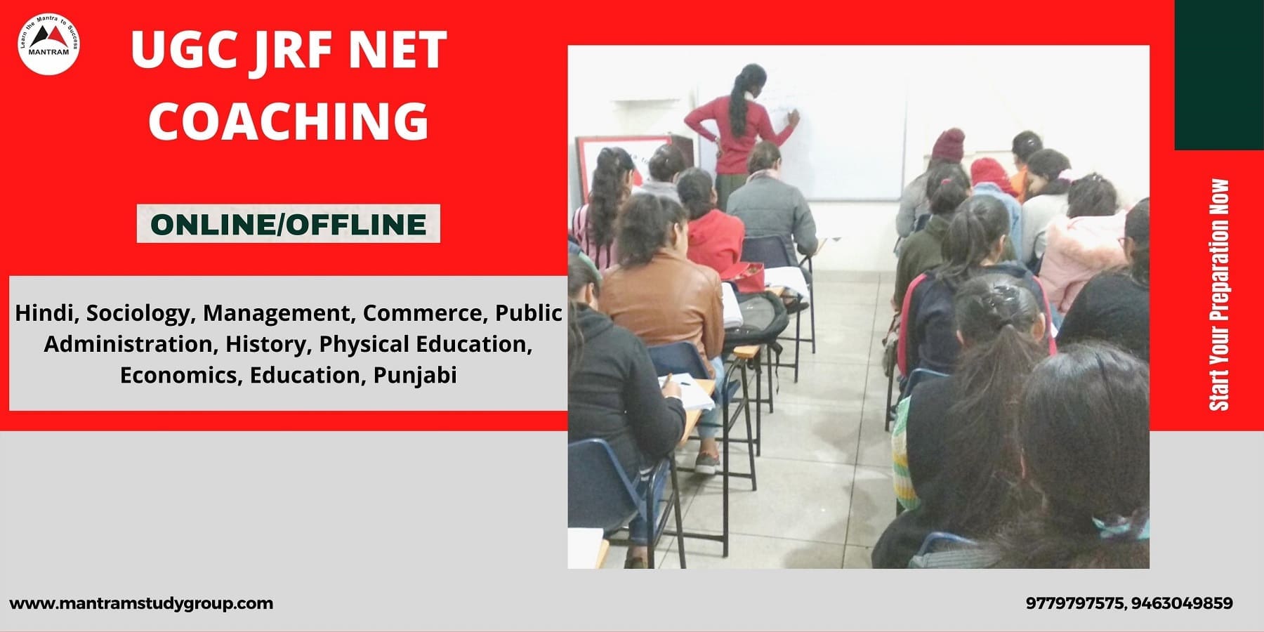 UGC JRF NET Coaching in Dharamshala HP