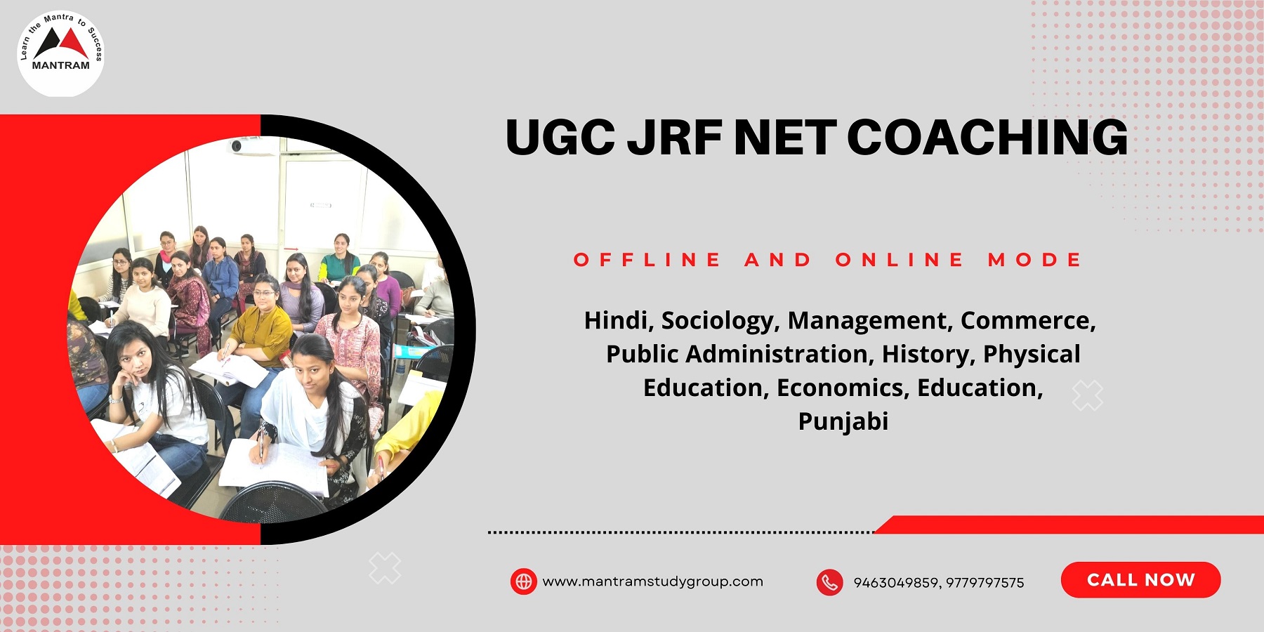 UGC JRF NET Coaching in Jalandhar Punjab