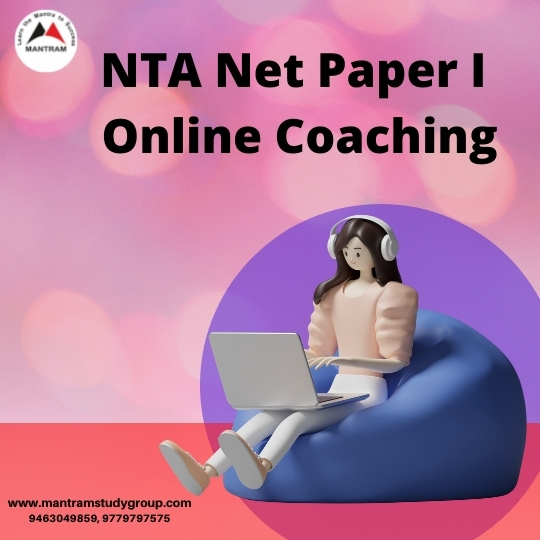 UGC Net Online Coaching for Paper I